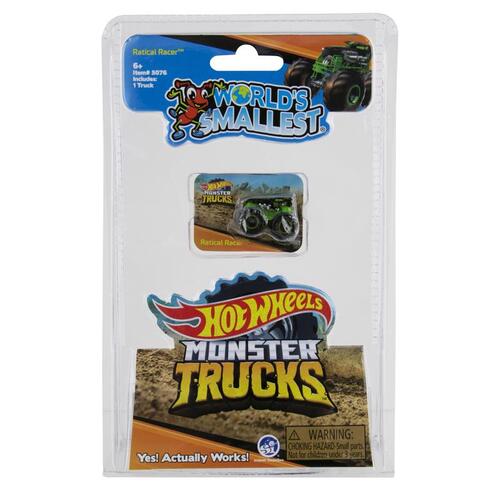 World's Smallest 5076 Monster Truck Hot Wheels Black/Green Black/Green