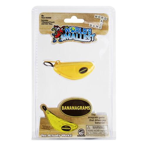 World's Smallest 5300 Word Game Bananagrams Yellow 145 pc Yellow