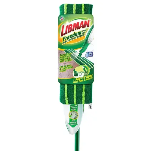 Spray Mop Freedom 15.5" W Flat Green - pack of 4