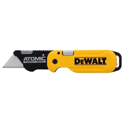 Compact Utility Knife Press and Flip Atomic Yellow Yellow