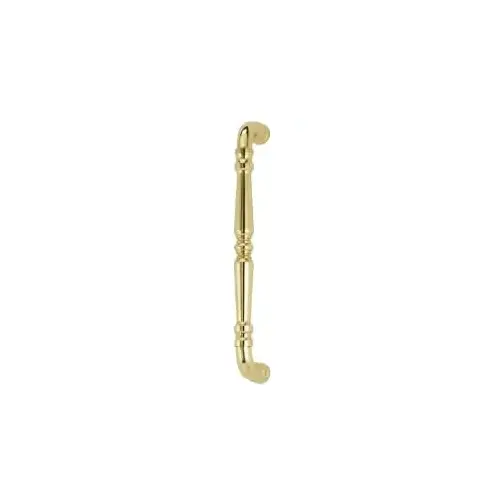 7" Center to Center Traditional Cabinet Pull Bright Brass Finish