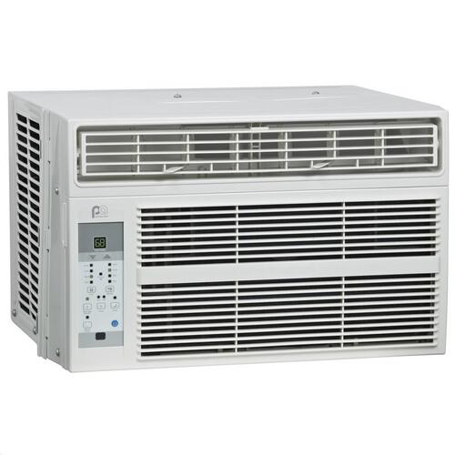 Window Air Conditioner 8000 BTU 115 V w/Remote 300-350 sq ft White