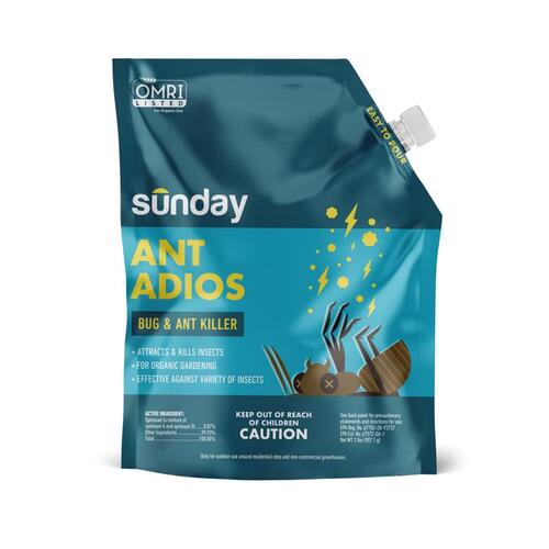 Sunday FP3200 Insect Barrier Organic Granules For Ants 2 lb