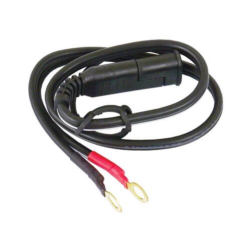 Battery Charger Ring Terminal Harness Manual 12 V 5 amps Black