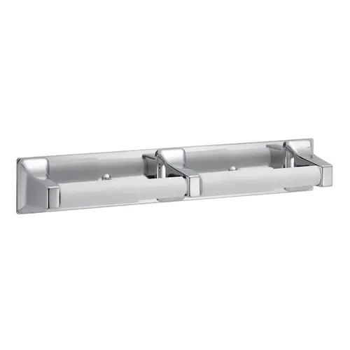 Twin Surface Mount Paper Holder Polished Chrome