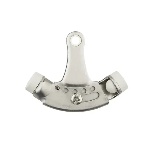 Heavy Duty Gauge Steel Hinge Pin Door Stop Satin Nickel