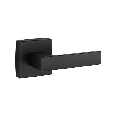 Square Rose Lever Matte Black