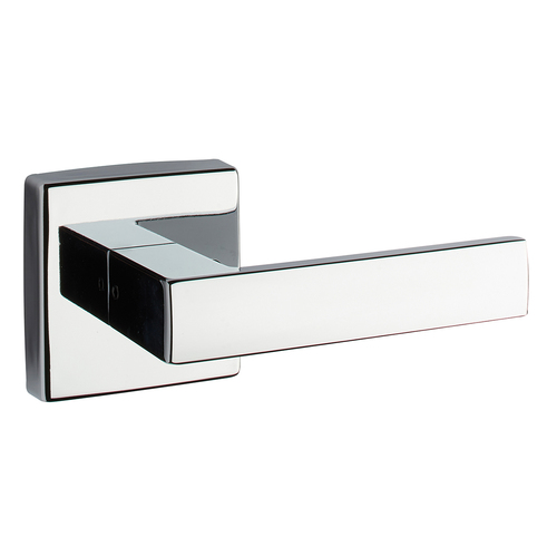 Square Rose Lever Polished Chrome