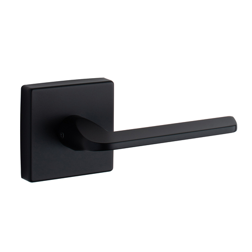 Square Rose Lever Matte Black