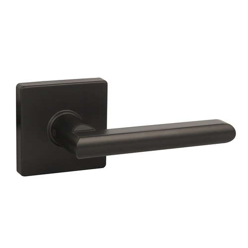 Square Rose Lever Matte Black