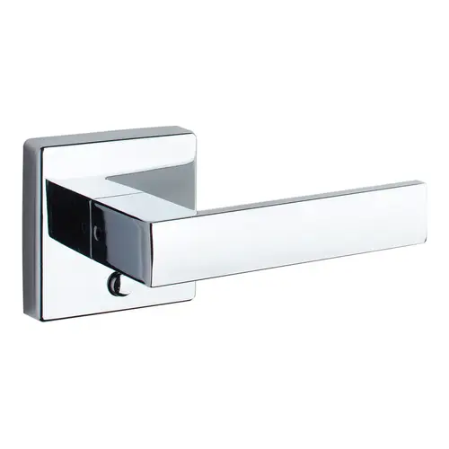 Square Rose Lever Polished Chrome