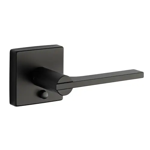 Square Rose Lever Matte Black