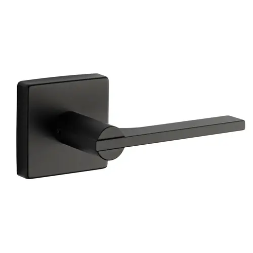 Square Rose Lever Matte Black