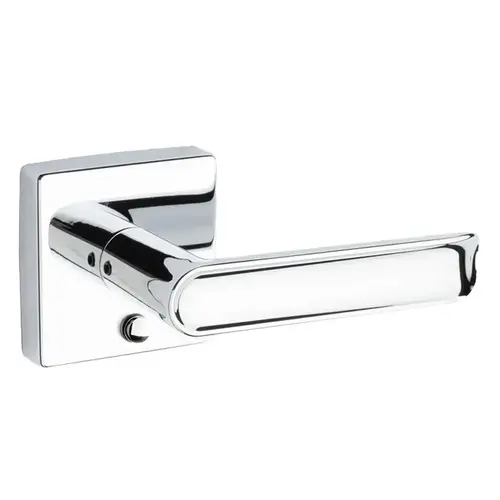 Square Rose Lever Polished Chrome