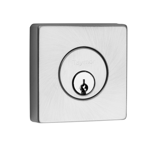 Square Flush Deadbolt Satin Chrome