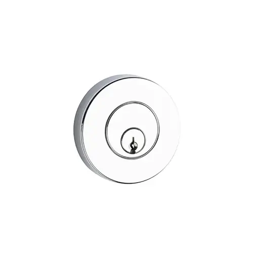 Round Flush Deadbolt Polished Chrome