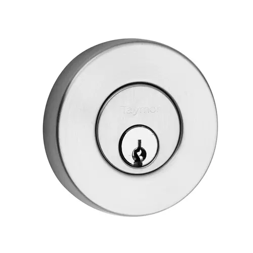 Round Flush Deadbolt Satin Chrome