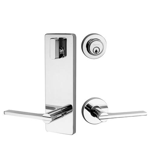 TAYMOR 30-INTRD74PC Round Rose Interconnected Lock Polished Chrome