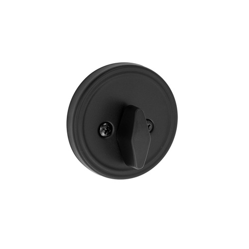 Builder Traditional Single Sided Deadbolt Matte Black