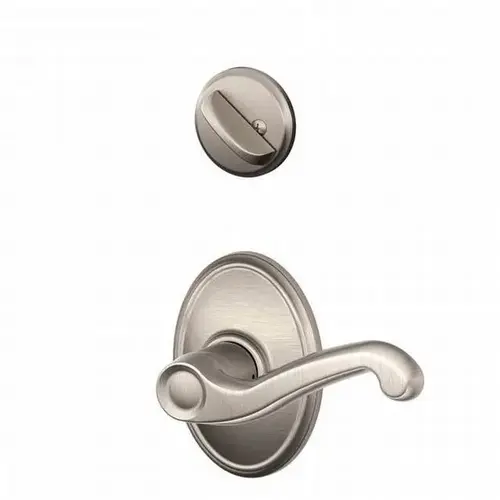 F59 Flair Inside Trim Handleset/Entrance Lever Lock with Wakefield Trim, Satin Nickel