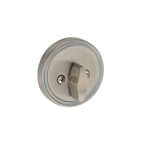 Builder Traditional Single Sided Deadbolt Satin Nickel