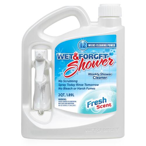 Wet & Forget 801064-F Shower Cleaner Fresh Scent 64 oz Liquid