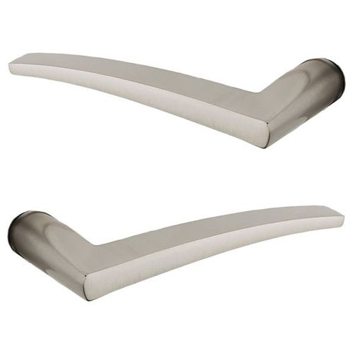 L022 Lever Less Rose Lifetime Satin Nickel Finish Pair