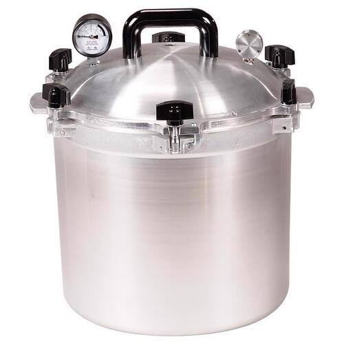 All American 921R Pressure Canner Aluminum 21.5 qt Silver Silver