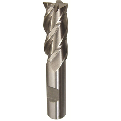 3/19" HSS 4 Flute Single End End Mill 3/19" Mill 7/16" Flute 3/19" Size Uncoated (Bright)