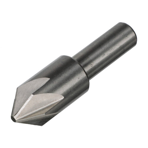 HSS 6 Flute Chatterless Countersink 4-3/8" Overall 1" Shank