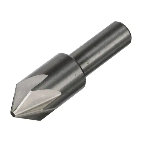 HSS 6 Flute Chatterless Countersink 2-1/2" Overall 1/2" Shank