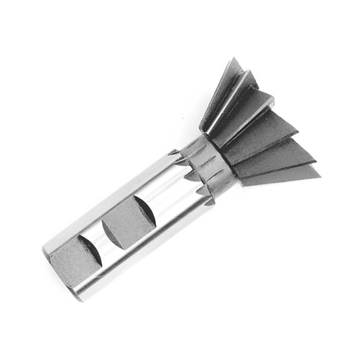 5/8" 60 Degree HSS Weldon Size Dovetail Cutter 5/8" Size 2-7/8" Overall Uncoated (Bright)