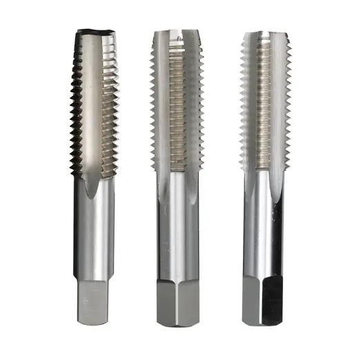 9/16"-18 9/16"-18 HSS Machine and Fraction Hand Tap Set Uncoated (Bright)