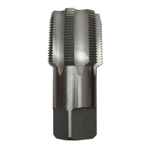 NPT HSS 7 Flute Pipe Tap 4-1/4" Overall Uncoated (Bright)