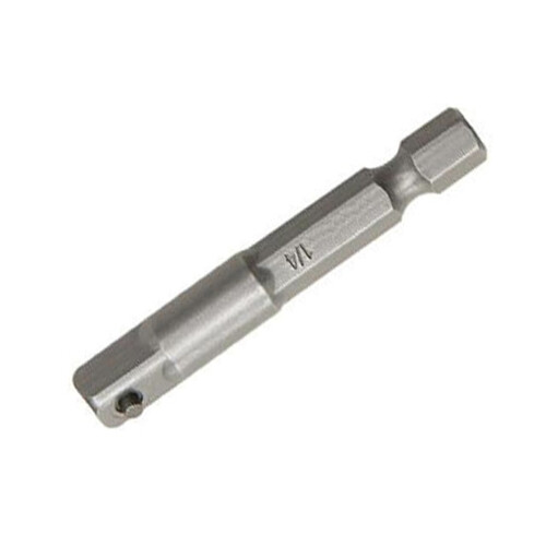 Stainless Steel Magnetic Bit Holder 2-3/8" Overall Uncoated (Bright)