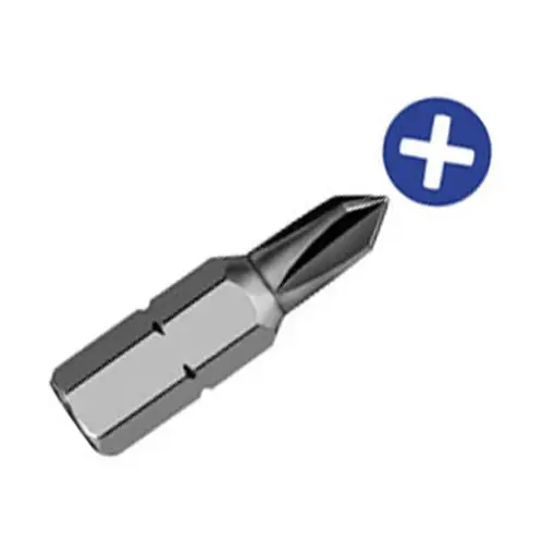 Stainless Steel Magnetic Bit Holder with Cap 3" Overall Uncoated (Bright)