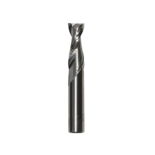 1/4" Carbide 2 Flute Single End End Mill 1/4" Size 3/4" Flute 1/4" Mill Uncoated (Bright)