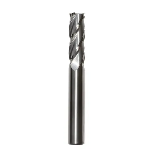 5/64" Carbide 4 Flute Single End End Mill 5/64" Size 3/8" Flute 5/64" Mill Uncoated (Bright)