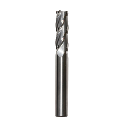 9/32" Carbide 4 Flute Single End Square End Mill 9/32" Size 3/4" Flute 9/32" Mill Uncoated (Bright)