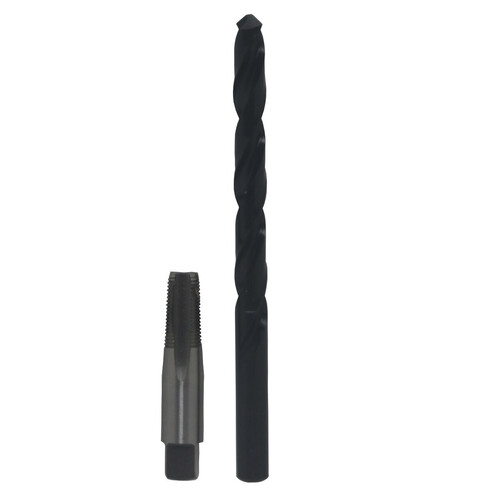 Brixwell TSMFP31361 Carbon Steel NPT Tap and HSS Drill Bit 2-9/16" Overall Uncoated (Bright)