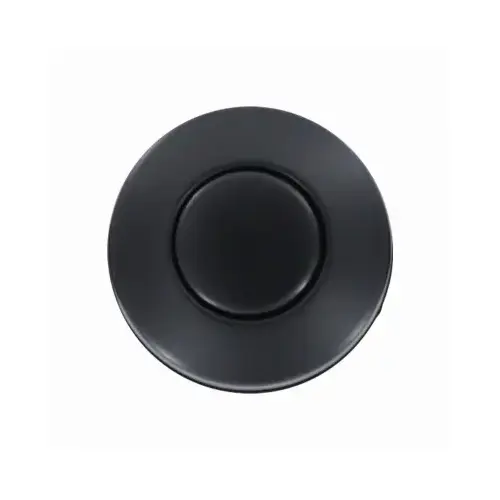 Danco 12067 Garbage Disposal Replacement Air Switch Button, Top Mount, Matte Black