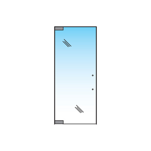 Bohle-Portals BA5216704 ALVA E1 - Standard Door - ADA, HO105 - Polished Stainless