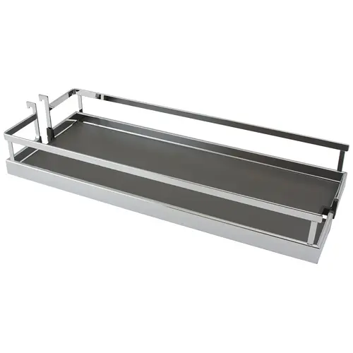 Tray Set, Dispensa 203 x 518 x 105 mm 8" 20 3/4" For Pantry Pull-Out & Base Pull-Out II, Chrome/Anthracite, width 8", 2 trays Shelf: Anthracite; Surround: Chrome