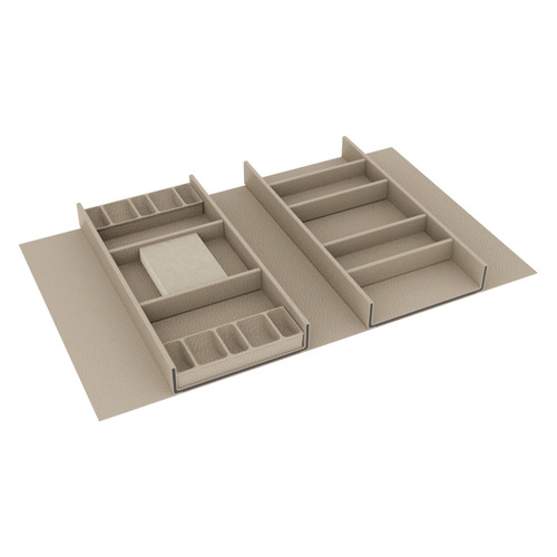 Jewelry Tray, TAG Contour Drawer Organizer Kits 22 1/2" For 24" wide drawers, oyster Oyster