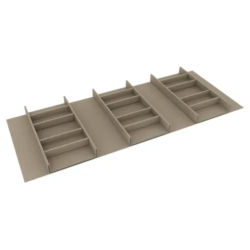 Sunglass Organizer, TAG Contour Drawer Organizer Kits 34 3/8" For 36" wide drawers, pewter Pewter