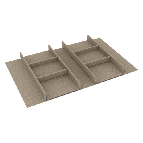 Tie & Belt Organizer, TAG Contour Drawer Organizer Kits 22 1/2" For 24" wide drawers, pewter Pewter