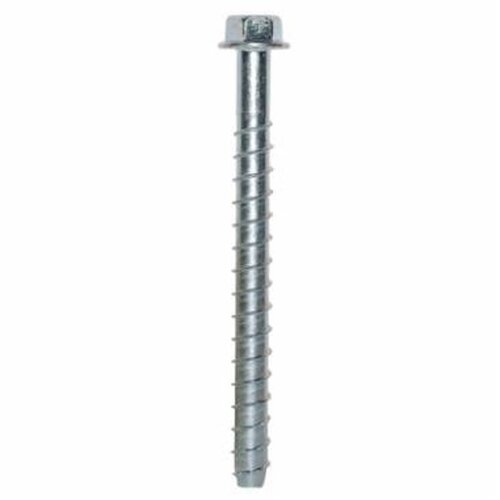 Titen HD Series Screw Anchor, 1/2 in Dia, 6 in L, Carbon Steel, Zinc