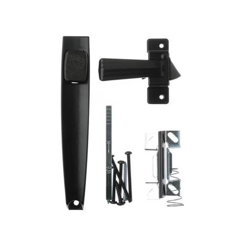 Screen Door Push Button Latch - Black