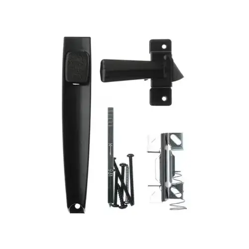 HAMPTON PRODUCTS-WRIGHT V333BL Screen Door Push Button Latch - Black