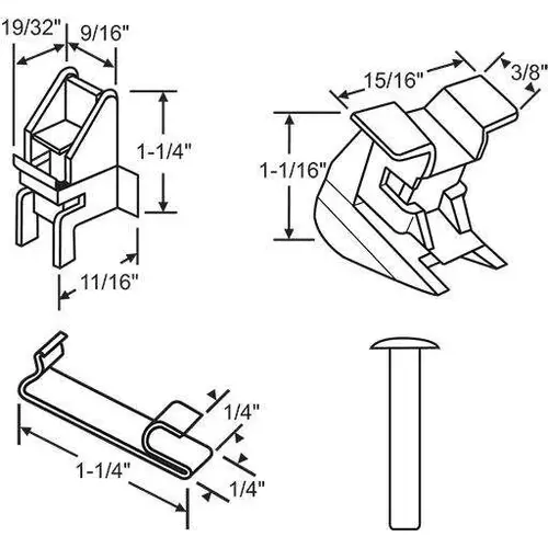 Channel Balance Bracket Kit 60-508 60-503 60-514 60-700